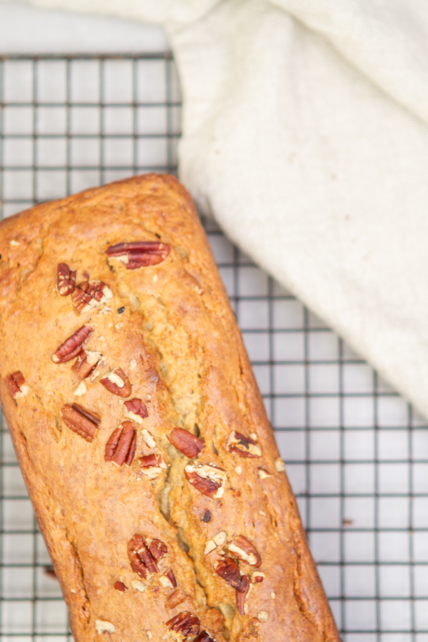 bread on a cooling rack