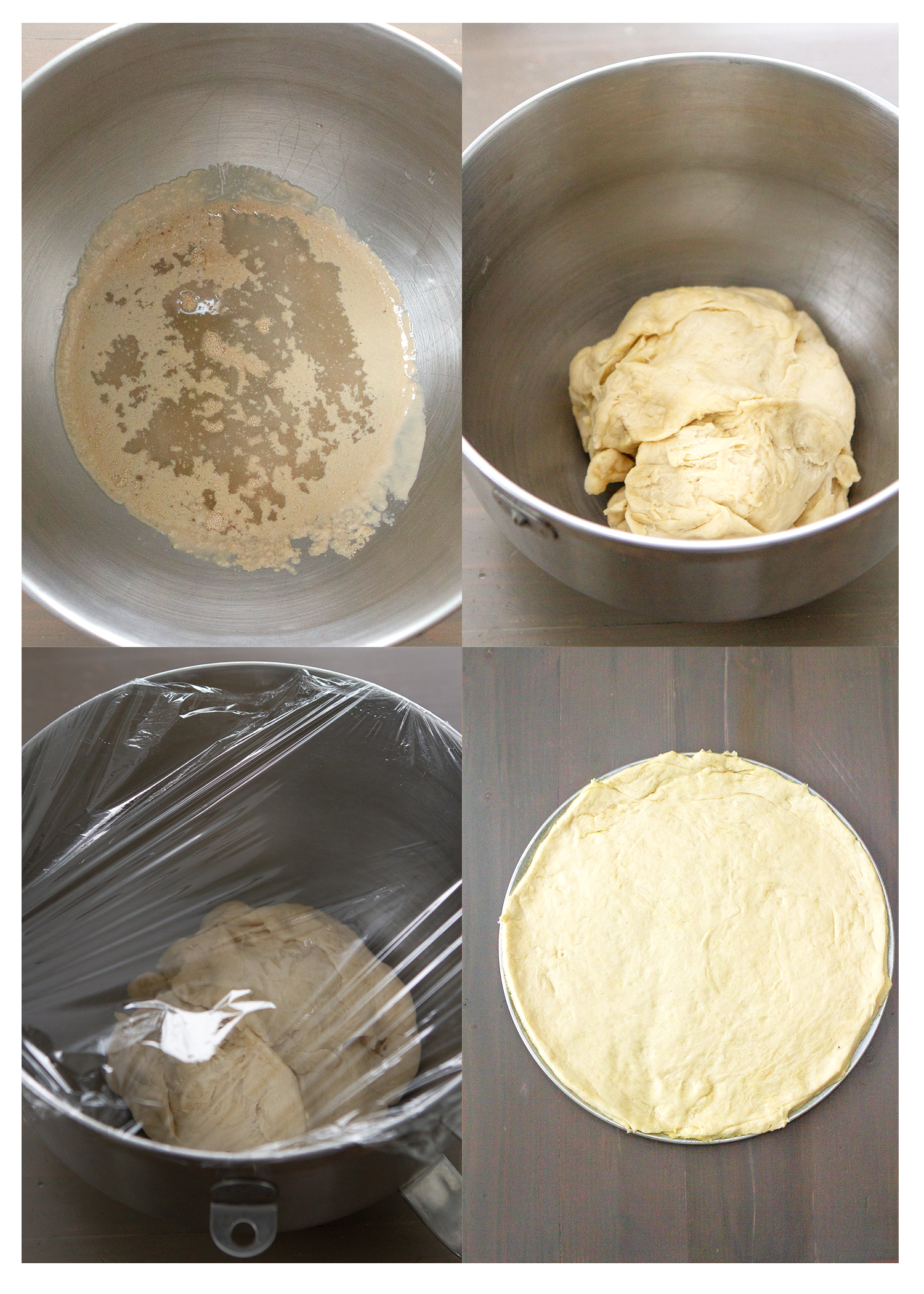 steps for making pizza dough