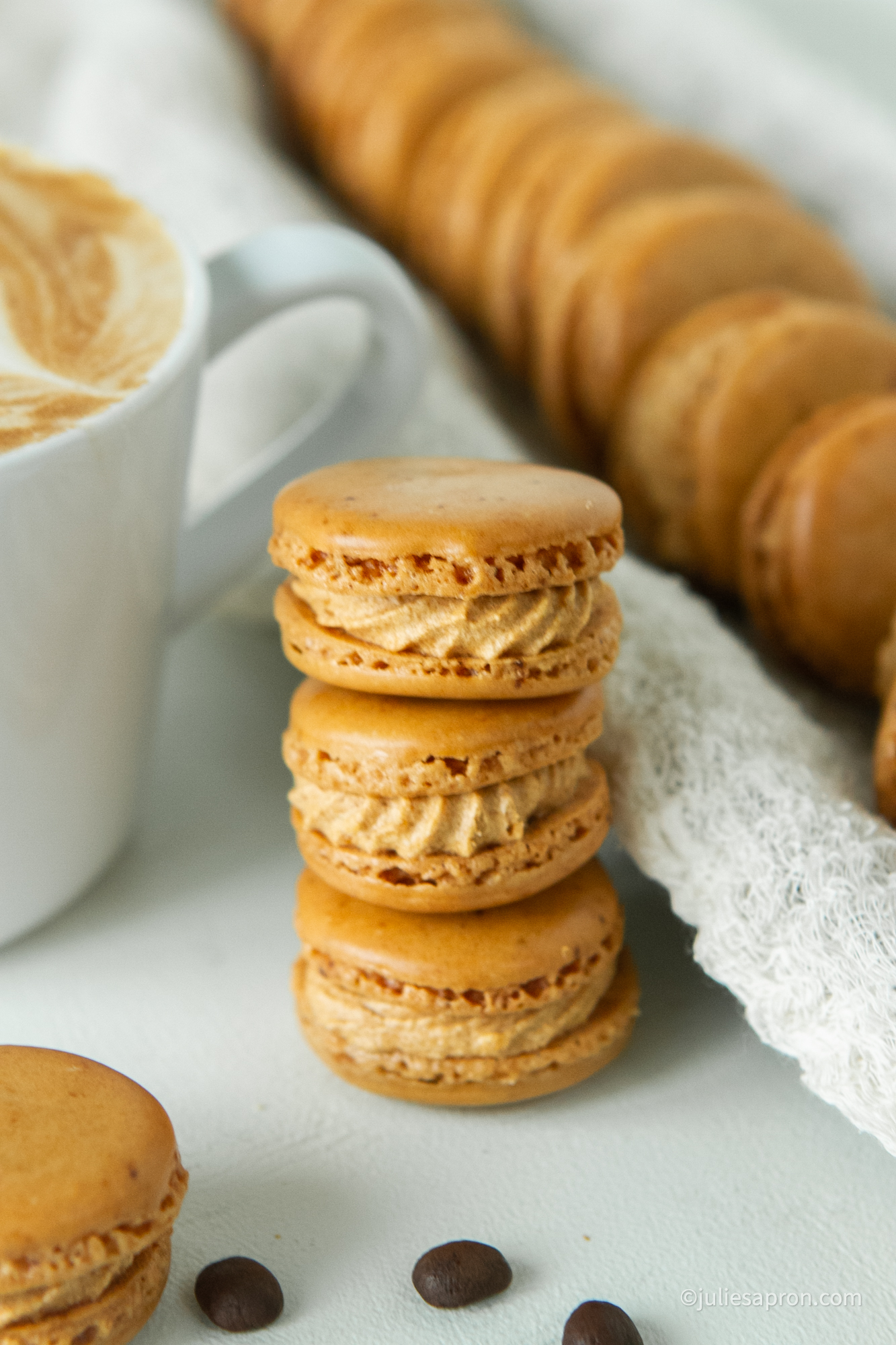 coffee macaron