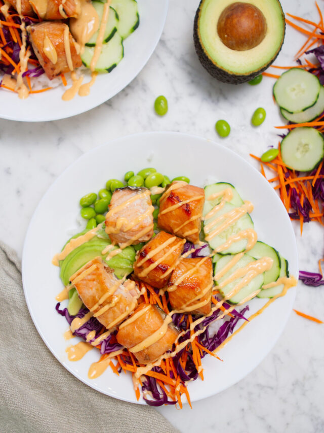 Teriyaki Salmon Bowl