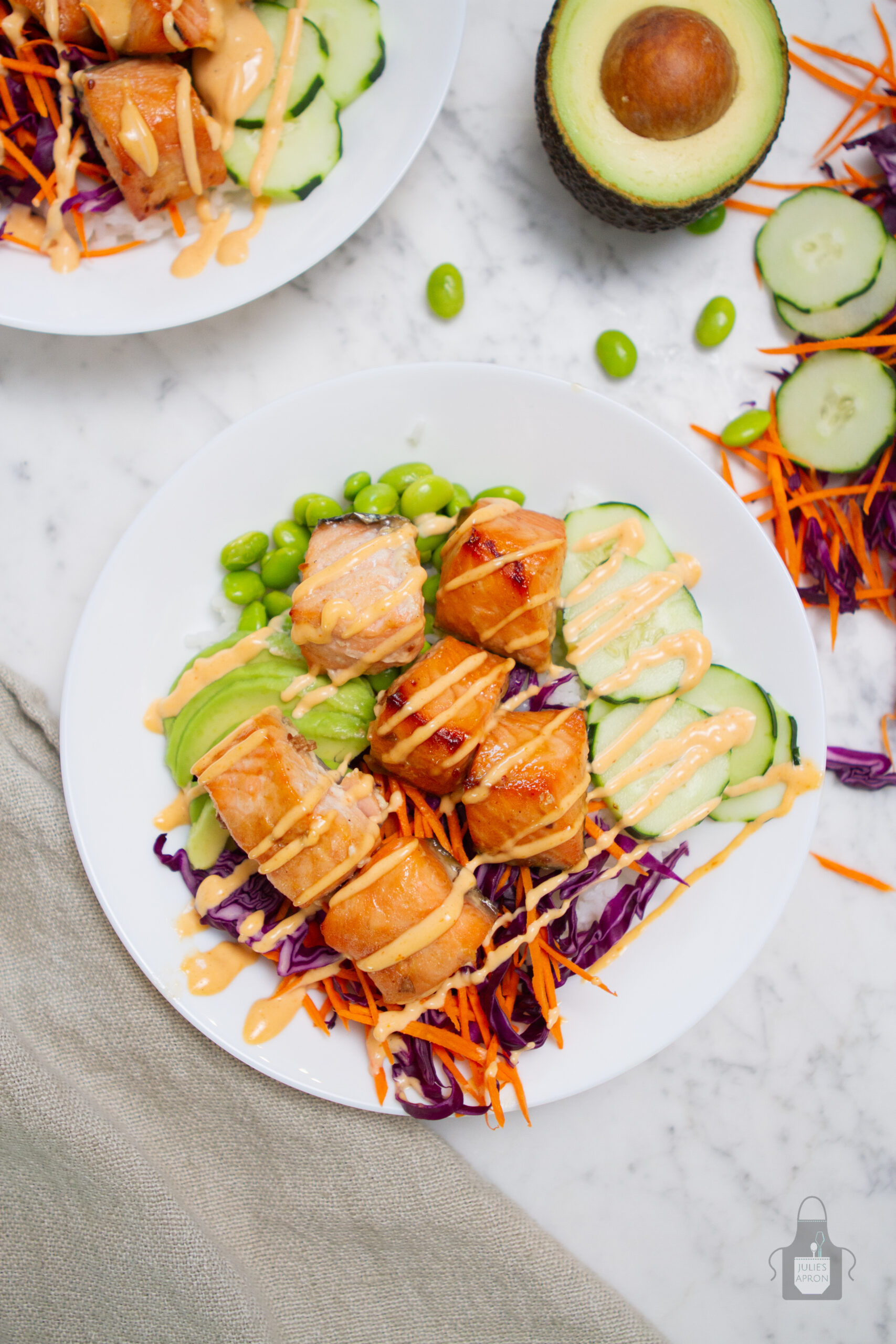 salmon bowl