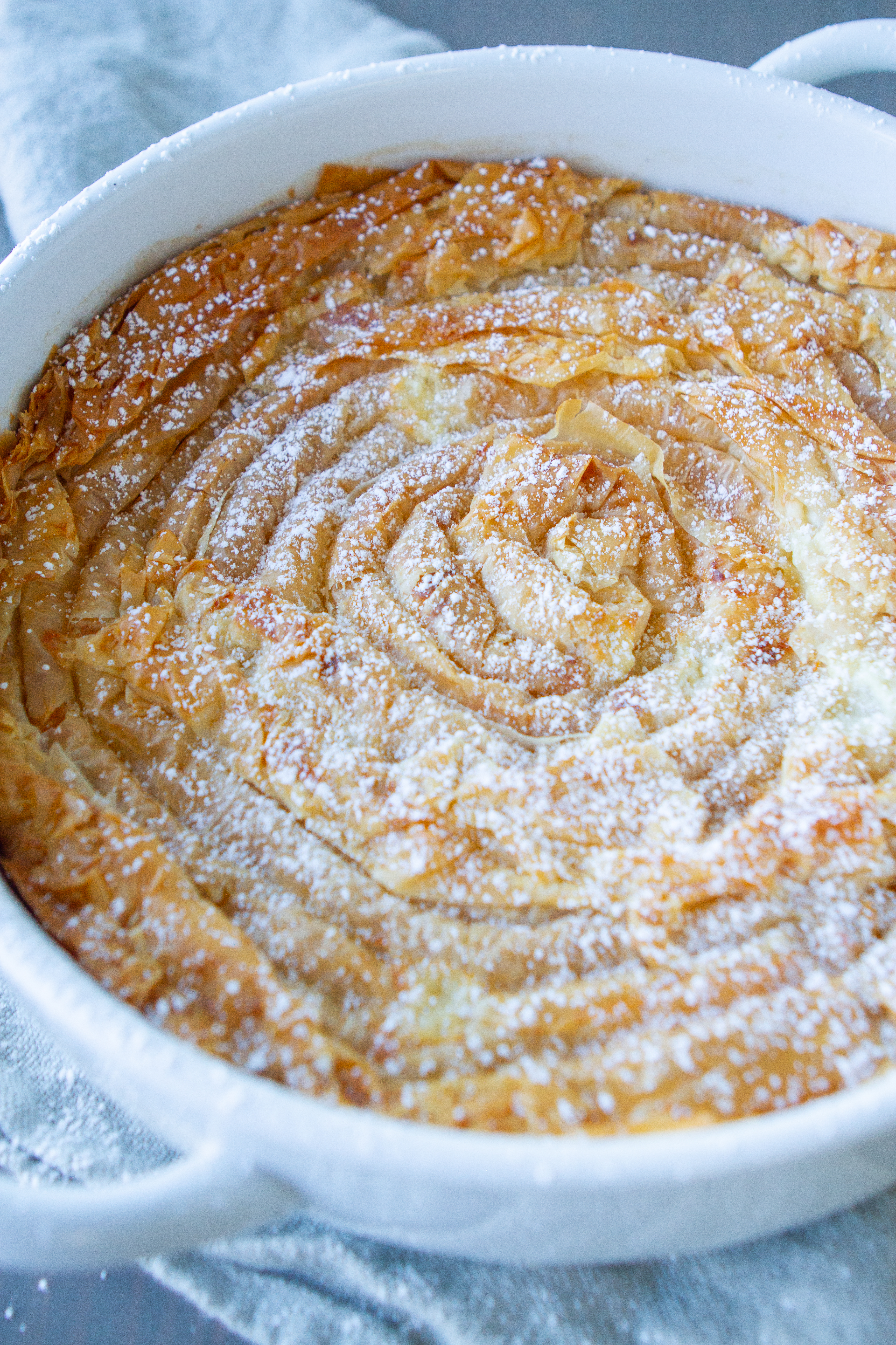 spiral phyllo dough