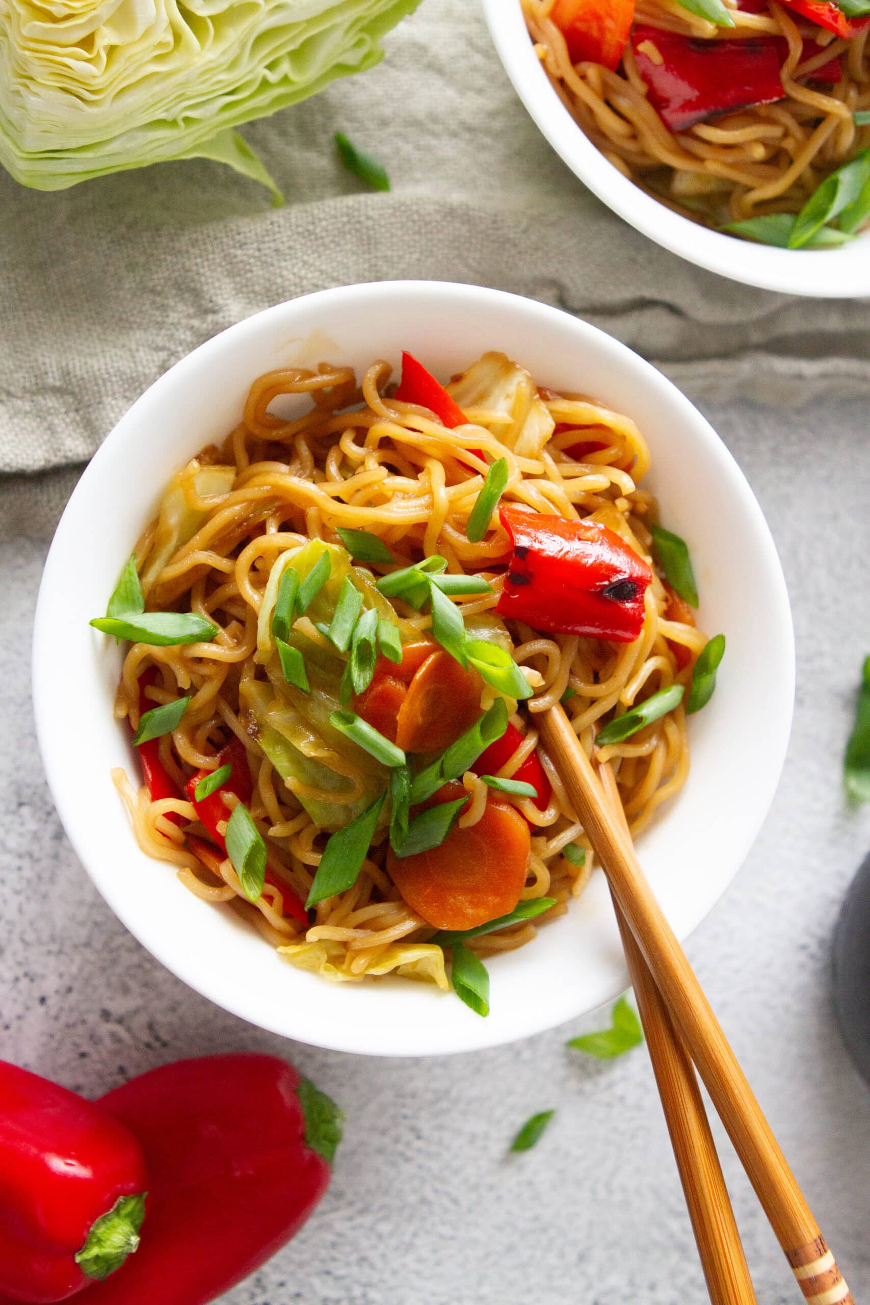 VEGETABLE YAKISOBA RECIPE Julies Apron