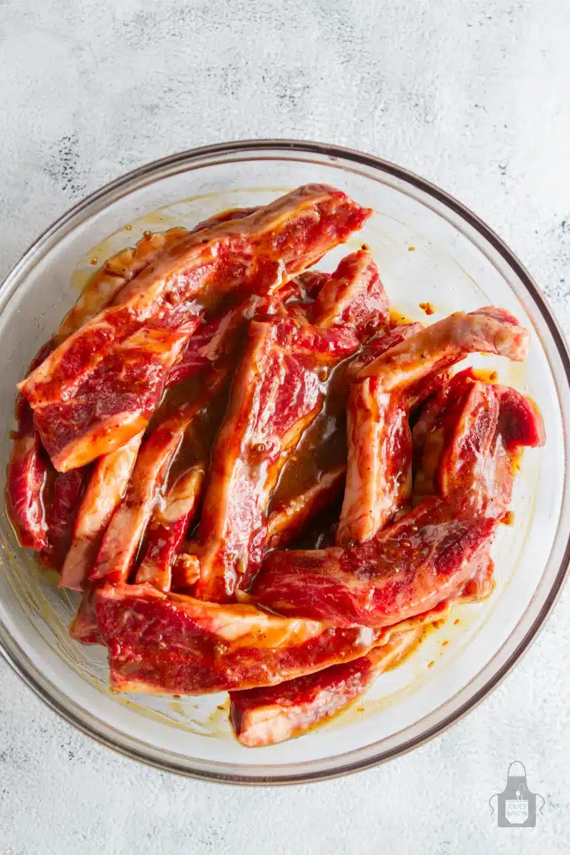 marinated beef short ribs