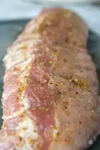 seasoned baby back pork ribs