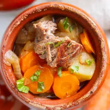 clay pot stew with beef