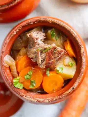clay pot stew with beef