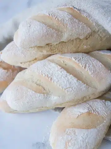 30 minute bread rolls wrapped with linen tea towel