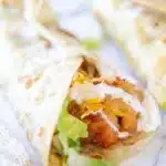ranch crispy chicken wrap