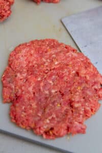 ground beef smashed burger