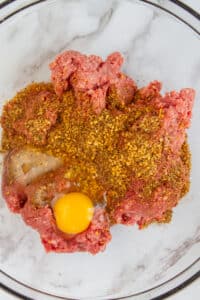 homemade burger patties
